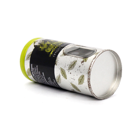 metal cylinder box with window